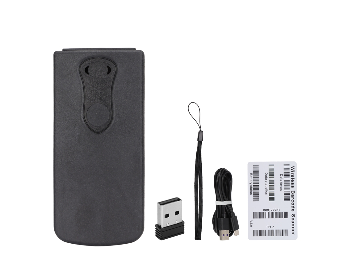 Escáner De Código Inalámbrico 2d Mini Portátil De Mano Escáner De Código Qr Bluetooth 2.4g Para Android