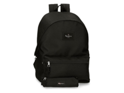 Mochila PEPE JEANS Aris Negro (Con Estuche - 31x44x17.5cm)