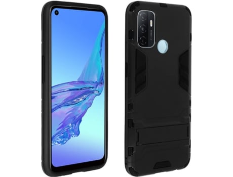 Carcasa Oppo A53/A53s AVIZAR Híbrida Negro