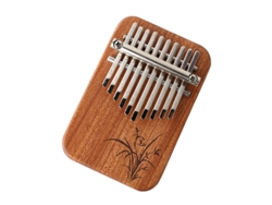 Piano de Polegar Kalimba DIGITALLAB 10 Teclas, Para Niños Y Principiantes (Marrón)