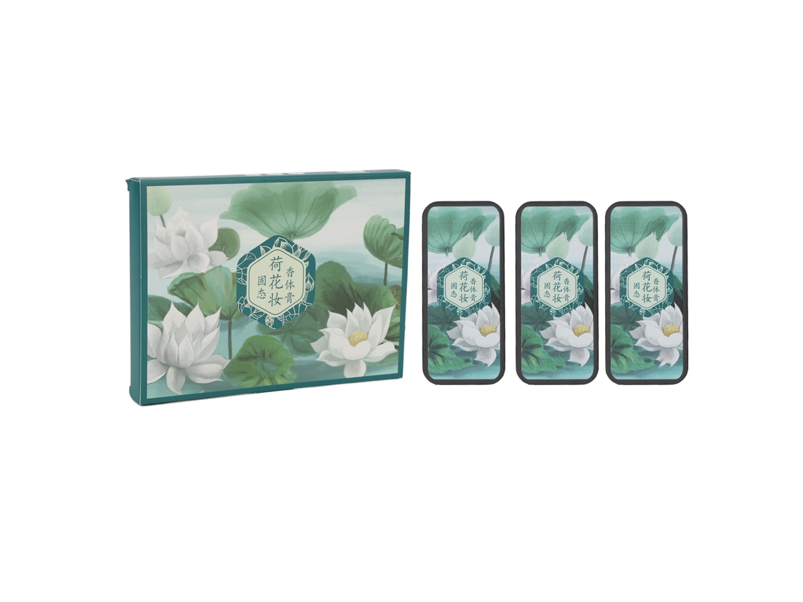 Set De 3 Perfumes Sólidos Florales Frutales Ligeros Y Duraderos 0.5oz Sin Etanol