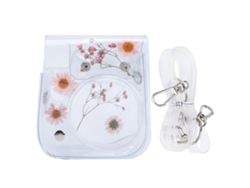 Bolsa de PVC transparente para guardar cámaras con correa ajustable para el hombro para Instax Mini 11 Protectionpink Saisiyiky