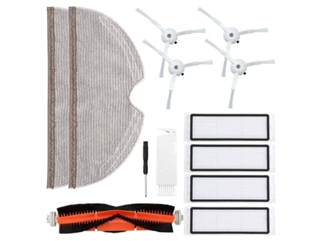 Kit de accesorios para aspiradora robótica Xiaomi Roborock S50 S51 S55 S5 S6 E20 E25, cepillos principales, cepillos laterales, fregona