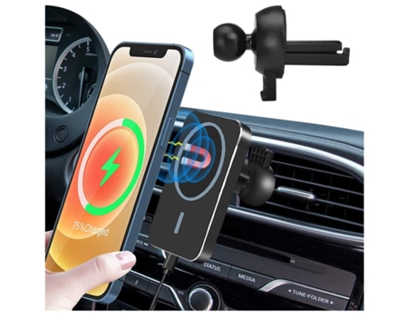 Cargador Sem Carro Séries para iPhone 12 YIZHOOD Negro