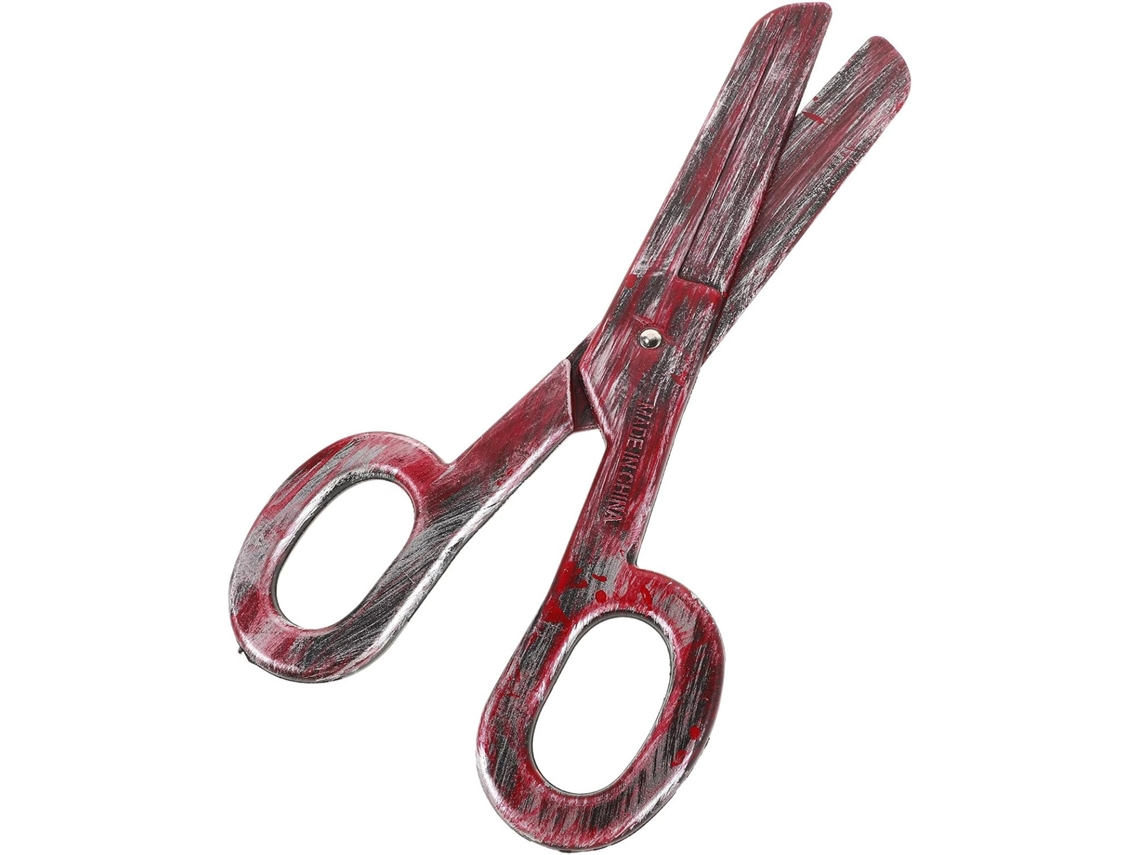 Tijeras gigantes de payaso, de plástico ligero, 1 pieza, accesorio decorativo para cosplay.