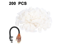 200 Puntas De Uñas Postizas Para Entrenamiento Y Práctica De Manicura - Herramienta Para Salones De Belleza