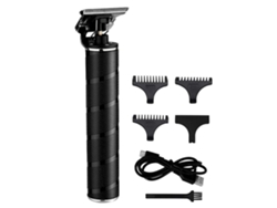 Aparador De Cabelo Para Homens Máquina De Cortar Cabelo Profissional Para Homens Aparadores Sem Fio 0Mm Baldheaded T-Blade Preto