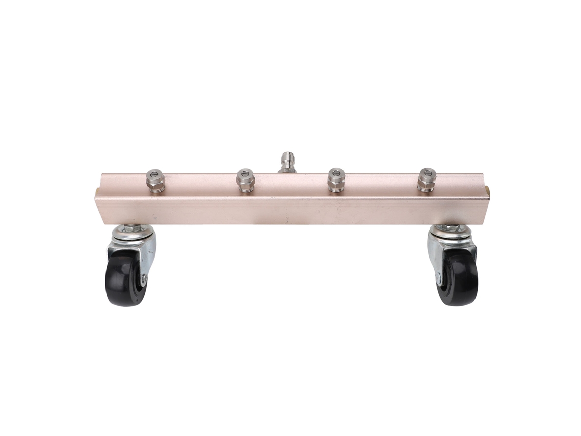 Limpiador profesional para debajo del coche, de acero inoxidable de 1/4", eficiente hidrolimpiadora de alta presión, herramienta de limpieza, oro rosa