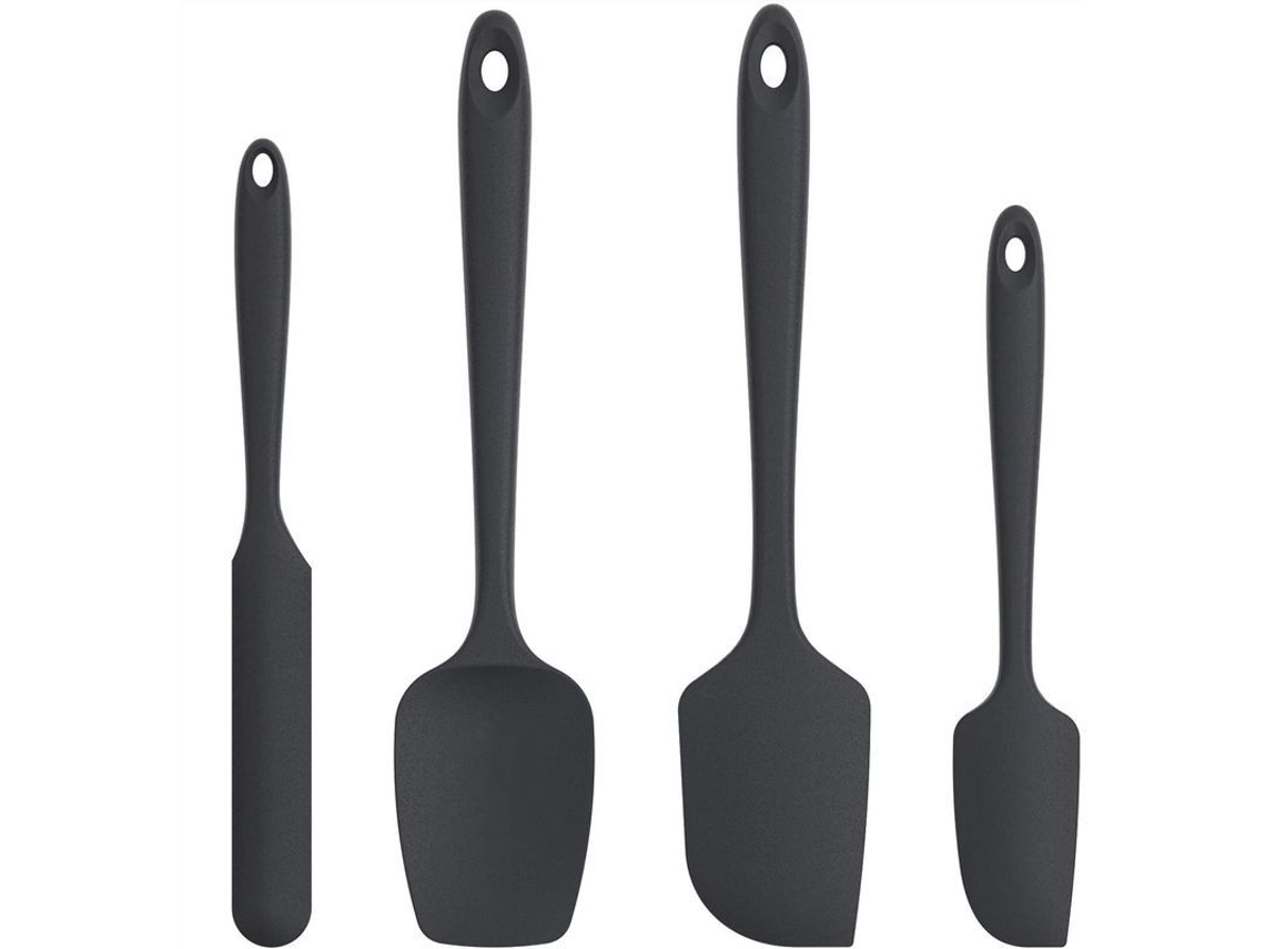 2026-45796-set De Espátulas De Silicona Linjou Resistente Al Calor 260°c Para Cocina Horneado Mezclado Lavavajillas Seguro