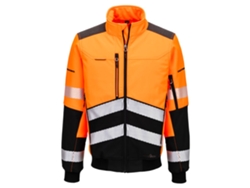 Chaqueta Softshell Alta Visibilidad Ev4 3 Capas | Trabajo Naranja/negro / Xxl