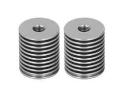 Kit Disipador De Calor Para Impresora 3d Voron 0.1 0.2 Hotend V6 Aluminio Cnc Cinerous 2 Piezas