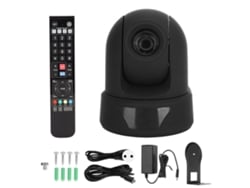 Cámara PTZ Full HD 1080P con zoom óptico de 30x, gran angular, para conferencias, reuniones de negocios y educación, enchufe UE de 100-240 V.
