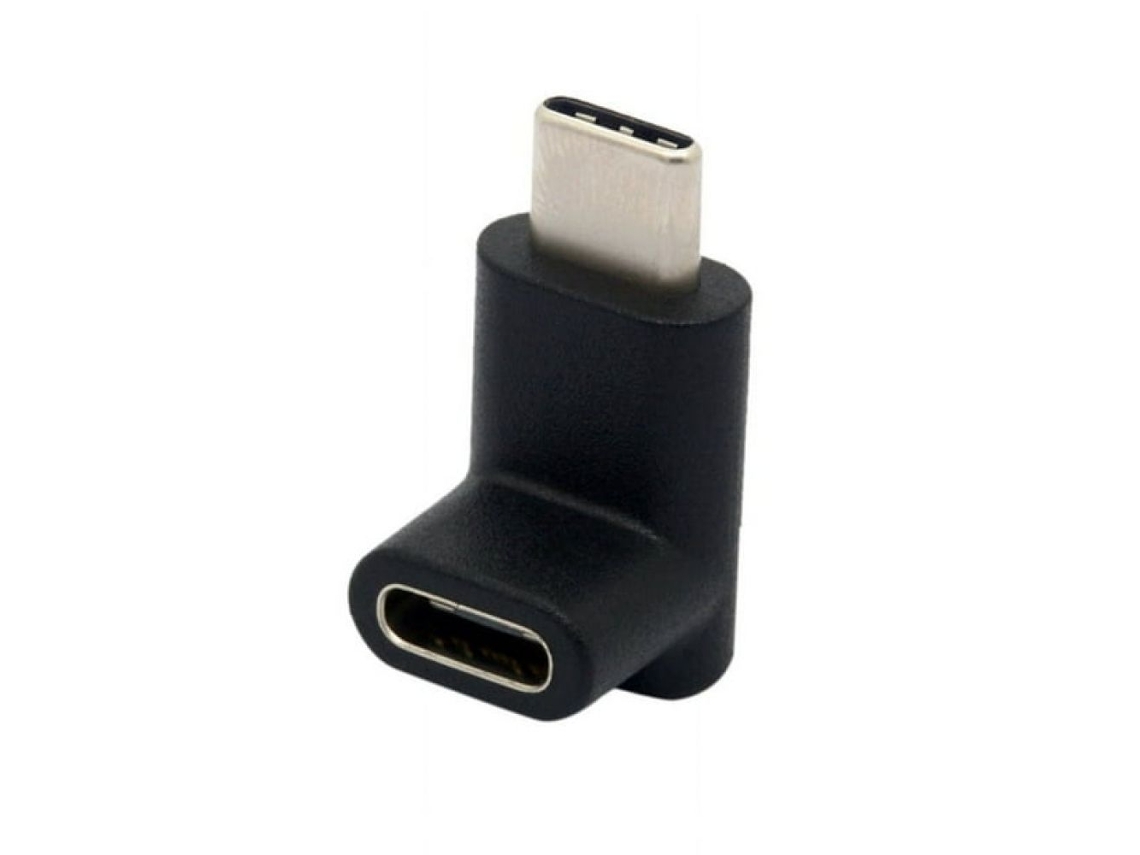 Adaptador Usb C Plug And Play, Diseño Reversible Extensión De 90 Grados Para Conexión Ascendente Y Descendente Con Carcasa Duradera Admite Carga Rápid