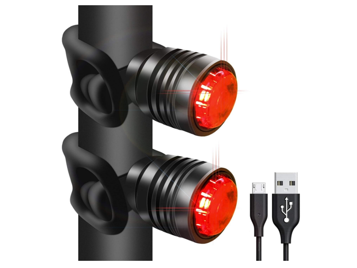 Luz Trasera Bicicleta 26h 3modos Ipx8 Mtb/carretera Negro