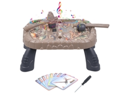 Juego De Patadas Al Topo Para Niños Con 3 Modos, Cartas De Animales, Sonido Y Luz, Para Dos Jugadores.