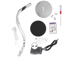 Rebe-lámpara De Escritorio Espiral Led Moderna Con Control Remoto App, Rgb, Programable, Curva Para Dormitorio Y Oficina, Plug Eu 100-240v