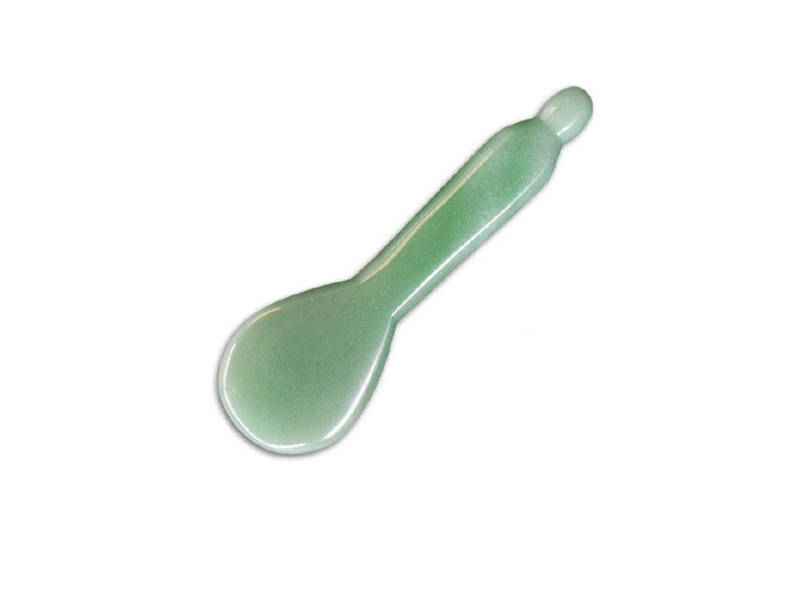 Herramienta De Masaje Facial Gua Sha De Jade Natural: Antienvejecimiento, Rejuvenecedor Y Antiarrugas Para La Piel.