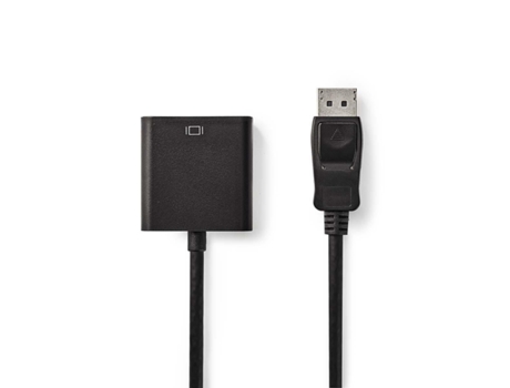 Nedis Ccgb37250Bk02 Adaptador de cable de video 0.2M Displayport Dvi-D Negro