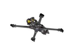 Negro flyfishrc Fifty5 255mm Distancia Entre Ejes Kit Chasis Fibra Carbono T700 5.5 Pulgadas Compatible Unidad Aérea Dji O4 Para Drones Fpv Rc Diy