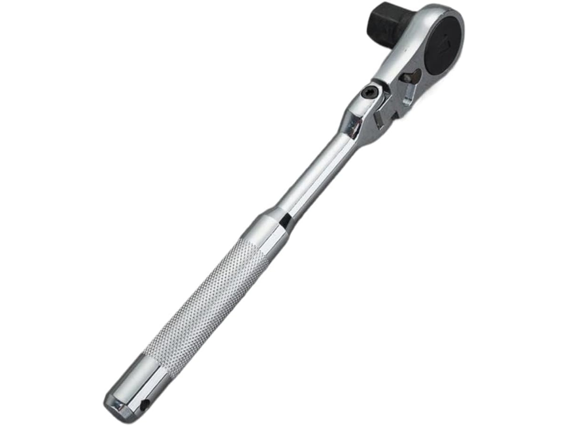 Llave De Carraca Profesional Con Cabezal Giratorio 180° Para Un Uso Rápido En Ambas Direcciones