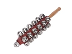 Rebe-campana De Mano Com Cabo De Madeira Brinquedo Musical Educativo Para Crianças Da Escola