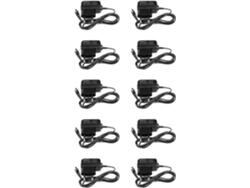 10 Adaptadores De Corriente Universales De 6 V Cc, Cargadores De 500 Ma Para Monitor