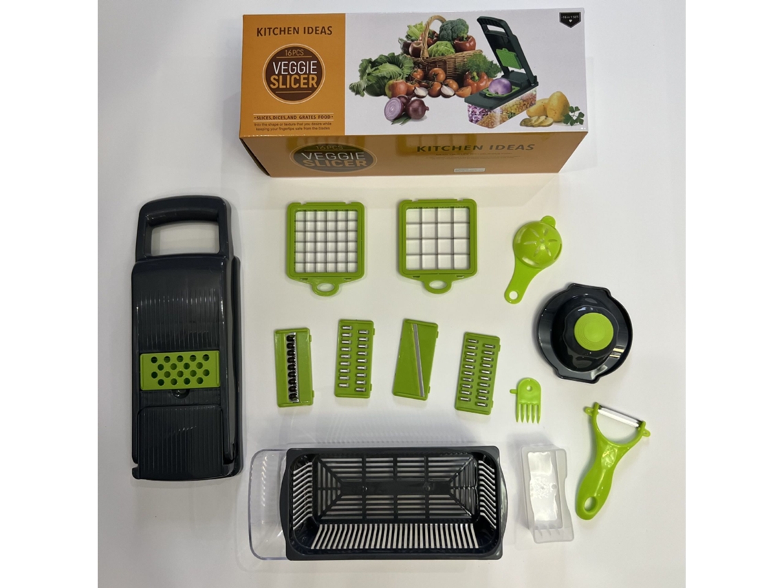 (16 En 1) Cortador Multifuncional De Verduras Y Frutas
