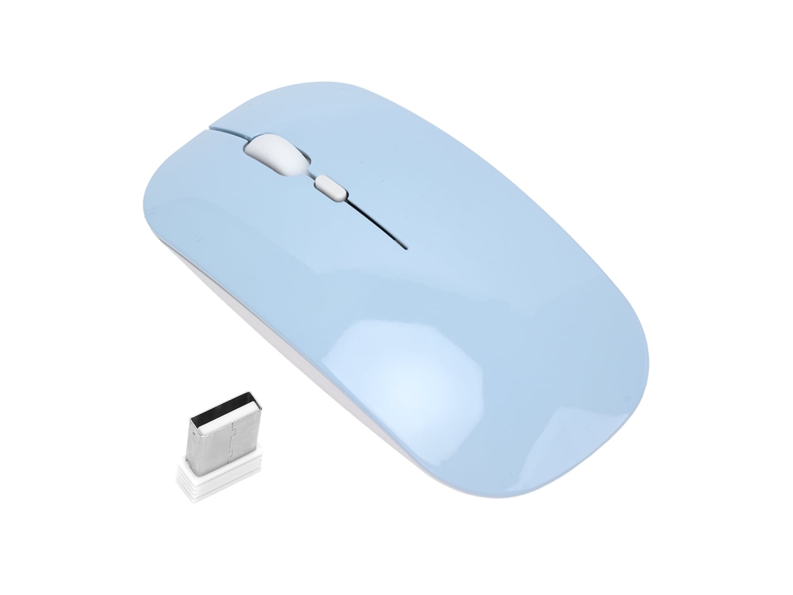 Ratón Óptico Inalámbrico 2.4g 2 Modos 1600 Dpi Azul