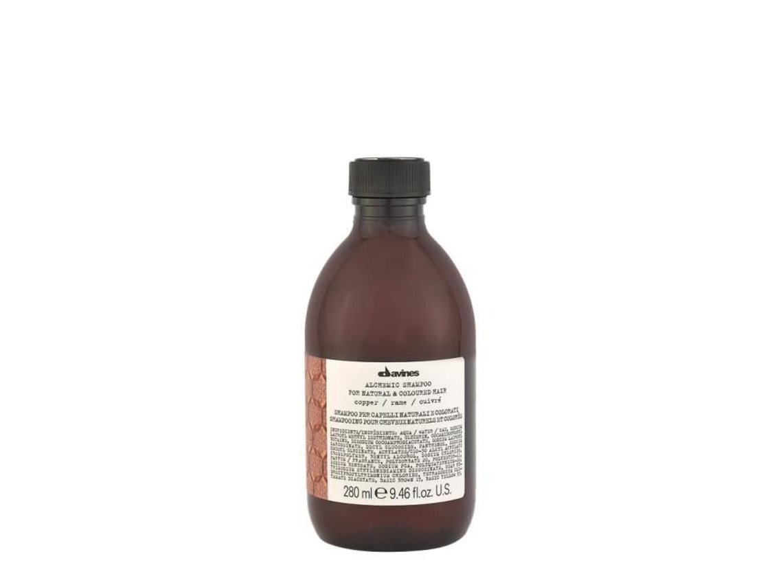Champú Davines Alchemic Copper 280ml Champú Para Cabellos Rojos