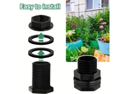 Manguitos de doble rosca para tanques de agua Pickifypunnyb Slo Slowmoose