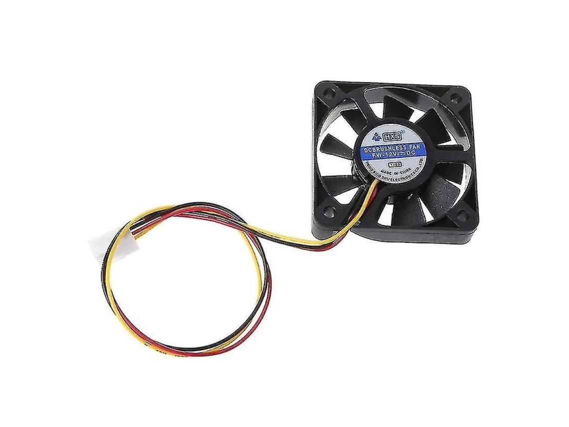 Fuente De Alimentación Silenciosa De 50 Mm, 12 V, 3 Pines, 5010, Sin Escobillas, Para Refrigeración De Carcasas De Ordenadores.