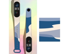 Pulsera (diseño De Bloques De Color Compatible Con Xiaomi Mi Band 3/4/5/6)