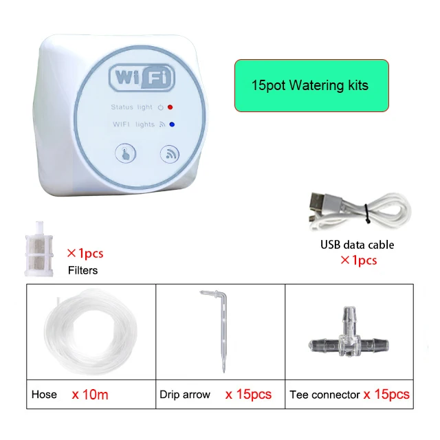 Controlador de irrigação MDUG inteligente com Wi-Fi e controle pelo celular (15 reguladores)