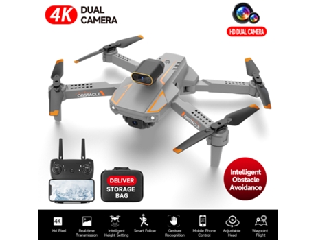 Mini dron de control remoto S91 (4K - Duración de la batería: 15 min - Gris)