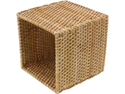 Soporte para pañuelos de mimbre (sin marca), 1 pieza, hecho a mano, para oficina y baño.