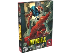 Puzzle PEGASUS SPIELE Invincible vs. Dinosaurus (Edad Mínima: 8 Años - 1000 Piezas)