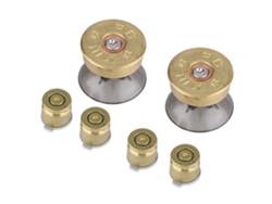 Kit De Botões De Bala De Metal Dourado E Joysticks Para Controle Ps4 6 Peças