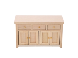 Dan26-armario De Muñecas 1:12 Escala Salón Miniatura Roble Mueble De Almacenamiento Color Madera