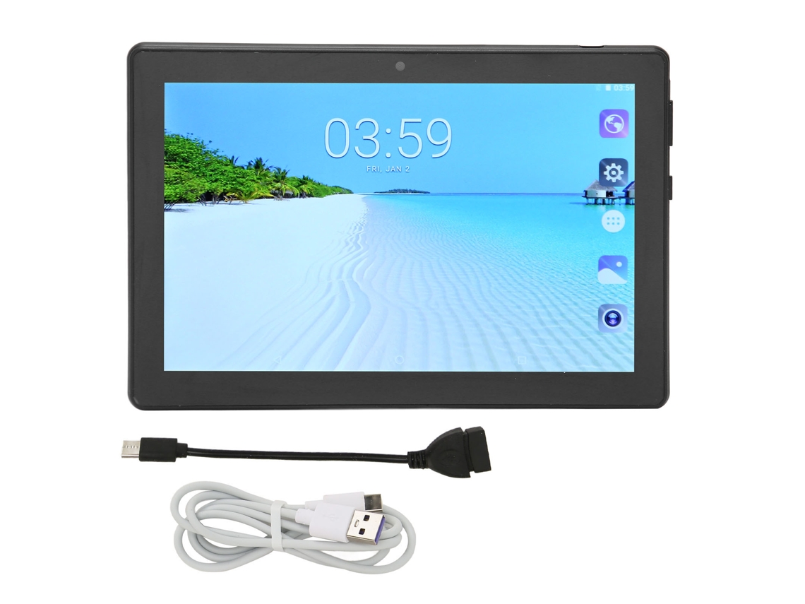 Tableta de 8 pulgadas, pantalla FHD, CPU de ocho núcleos, 6 GB de RAM, 128 GB de ROM, 4G LTE, luz dorada