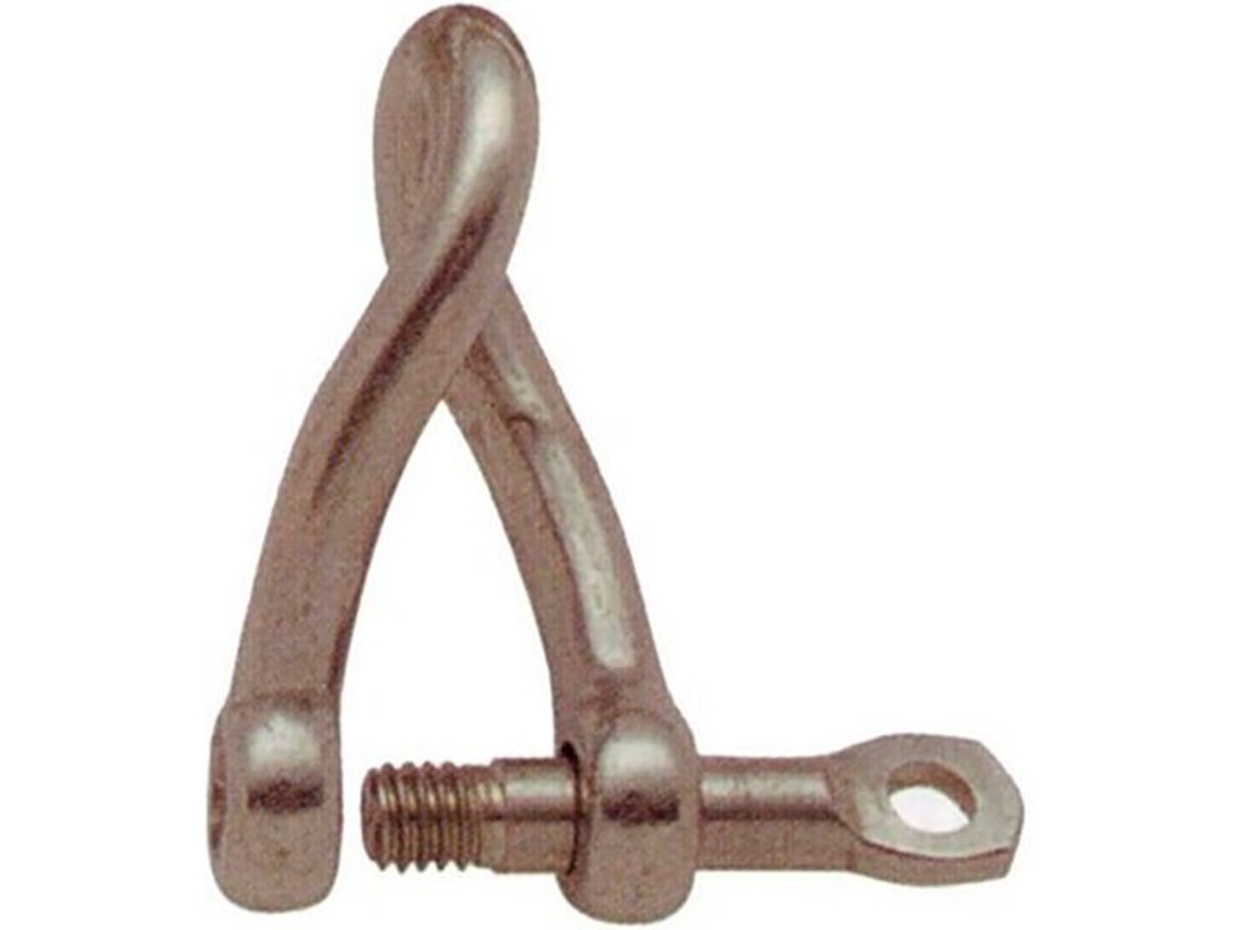 Manilha Long Twist 15 Unidades Prateado 6 Mmgoldenship