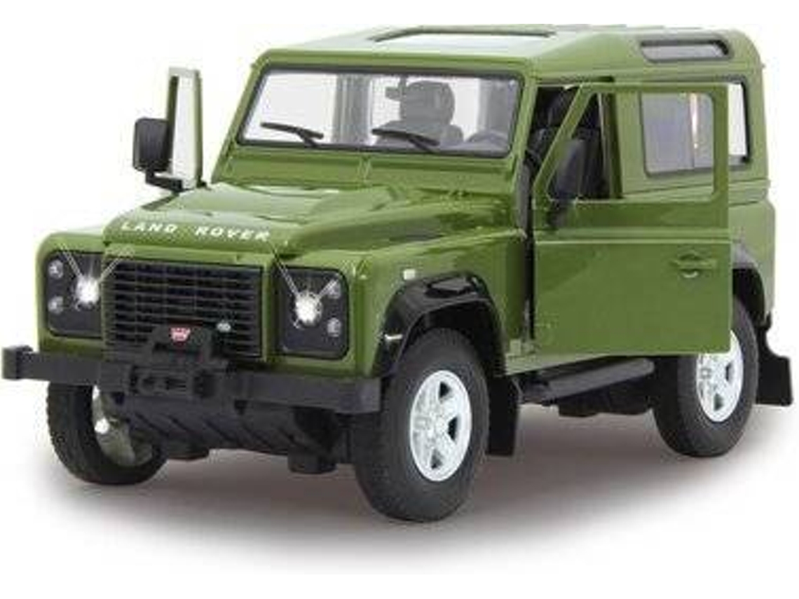Carrinho Land Rover con control remoto verde