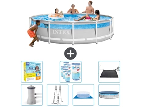 Piscina Tubular INTEX 26722GN-CB50 (13050 L - 427x107cm)