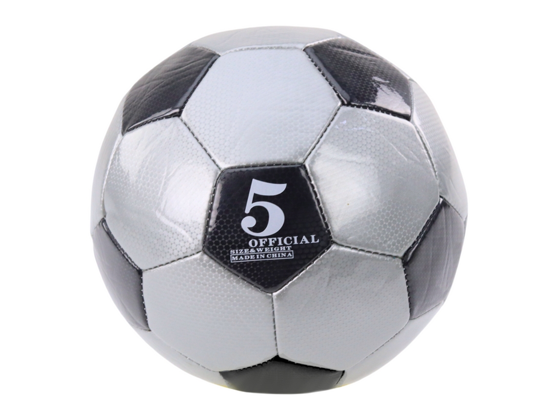 Balón de fútbol B.active Classic de 24 cm, talla 5, gris