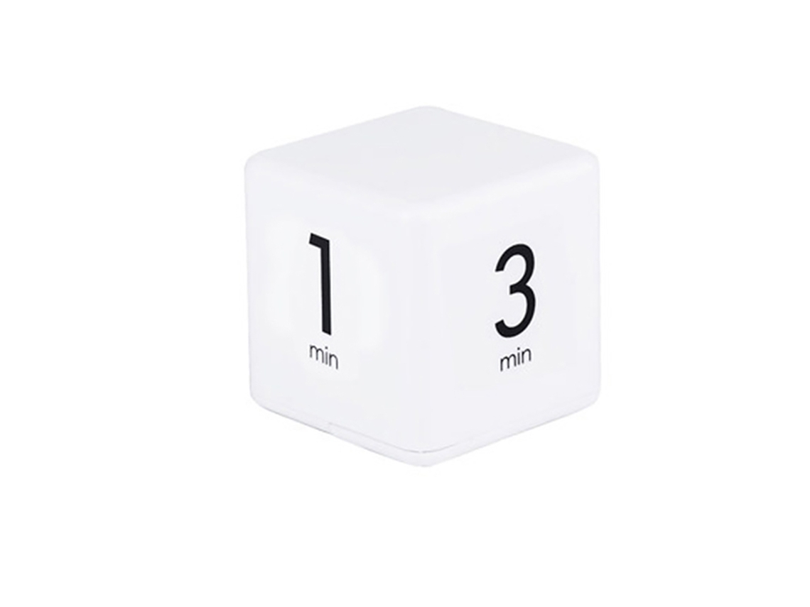 Cronómetro Digital Cúbico Con Temporizador Para Cocina, Alarma Con Cuenta Regresiva, Función De Volteo De 1, 3, 5 Y 10 Minutos.