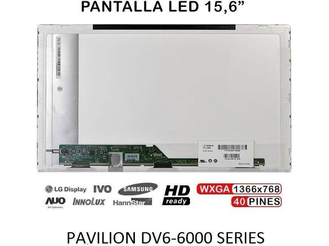 Pantalla para Portátil HP Pavilion Dv6-6000 Series