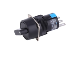 Botón De Interruptor De Transferencia Asy-6, 5 Piezas, Con Diseño Para Montaje En Panel, Orificio De 16 Mm, 2