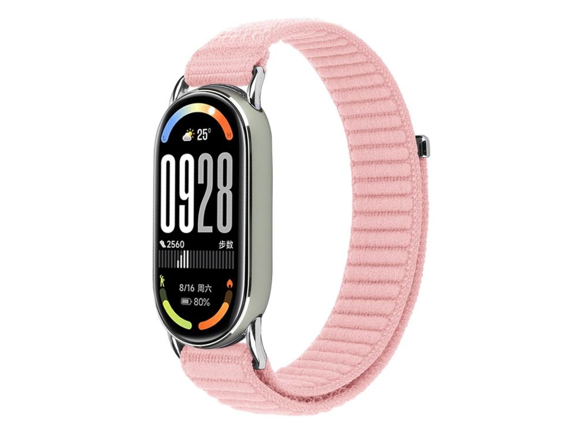 Correa para Xiaomi Smart Band 10/9/8 - Nylon trenzado - Cierre de velcro