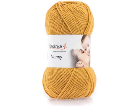Hilo de Lana ROSARIOS 4 Nanny P150817 (Amarillo - 20x7x10 cm - Lana)