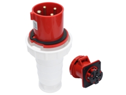 2026-conjunto De Conector Eléctrico Industrial Socket Plug Ip67 Impermeable 3 Fases 4 Pines 63a 3p+e 380-415v