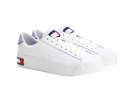 Zapatos TOMMY JEANS Vulcanizado Piel Blanco (Blanco)